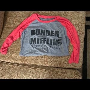 The Office themed baseball tee